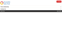 Tablet Screenshot of escondidoautopark.com